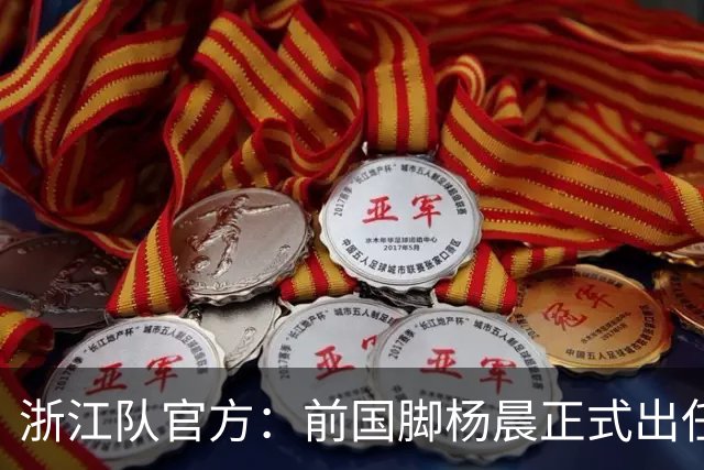 浙江队官方：前国脚杨晨正式出任俱乐部总经理